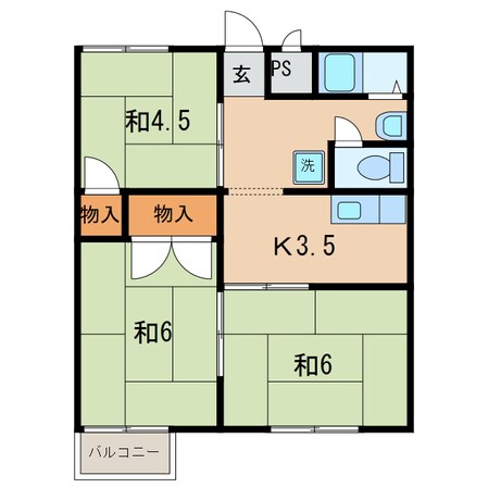 北新川駅 徒歩6分 1階の物件間取画像